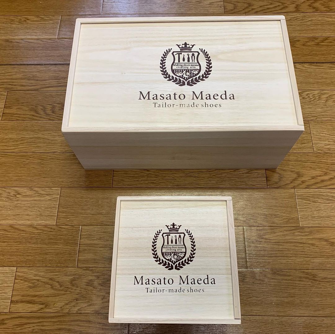 ロゴ入り オーダーメイド革靴用木箱 | 木箱専門店 キバコヤ (木箱屋)