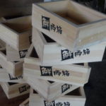 パイン材の木箱