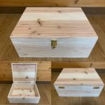 杉集成材のオーダーサイズの木箱